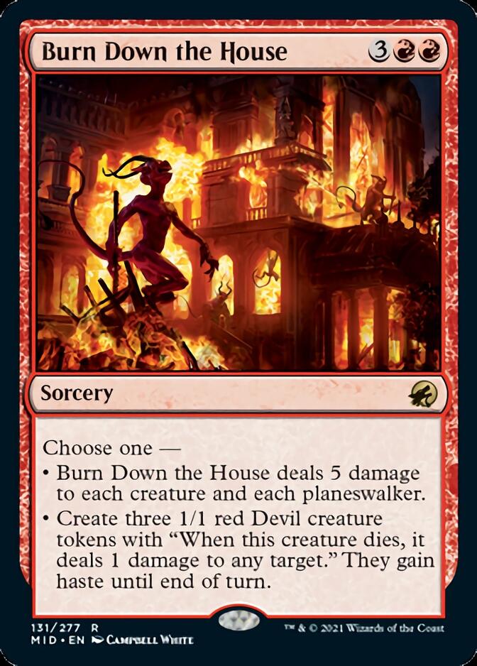 Burn Down the House [Innistrad: Midnight Hunt] Foil