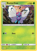 Butterfree (3/68) [Sun & Moon: Hidden Fates] Reverse Holofoil