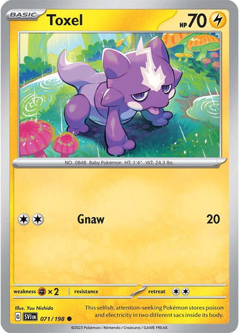 Toxel (071/198) [Scarlet & Violet: Base Set] Reverse Holofoil