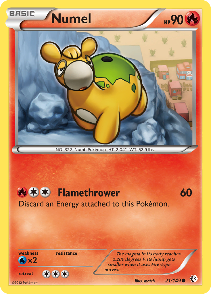 Numel (21/149) [Black & White: Boundaries Crossed] Reverse Holofoil