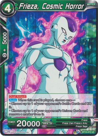 Frieza, Cosmic Horror (BT10-072) [Rise of the Unison Warrior] Parallel Foil