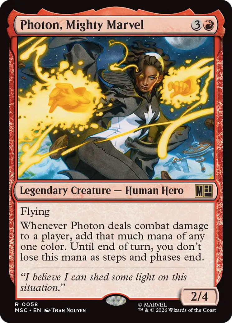 Photon, Mighty Marvel [Marvel Super Heroes Commander] Foil