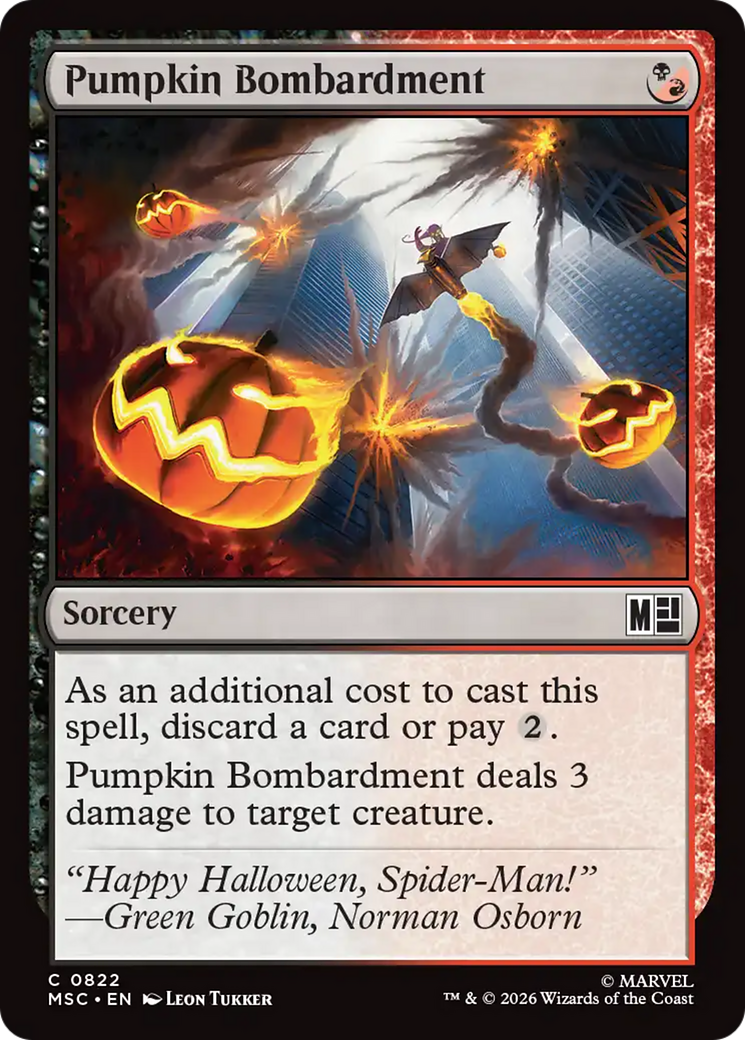 Pumpkin Bombardment [Marvel Super Heroes Commander] Foil