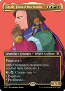Cayth, Famed Mechanist (Borderless) [Modern Horizons 3 Commander] Foil