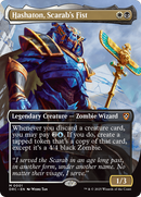 Hashaton, Scarab's Fist (Borderless) [Aetherdrift Commander] Foil