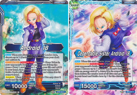 Android 18 // Dependable Sister Android 18 (BT8-023) [Malicious Machinations] Parallel Foil