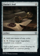 Patriar's Seal [Commander Legends: Battle for Baldur's Gate] Foil
