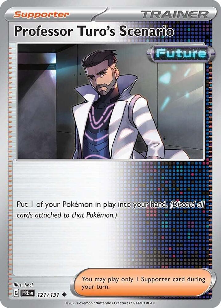 Professor Turo's Scenario (121/131) [Scarlet & Violet: Prismatic Evolutions] Reverse Holofoil
