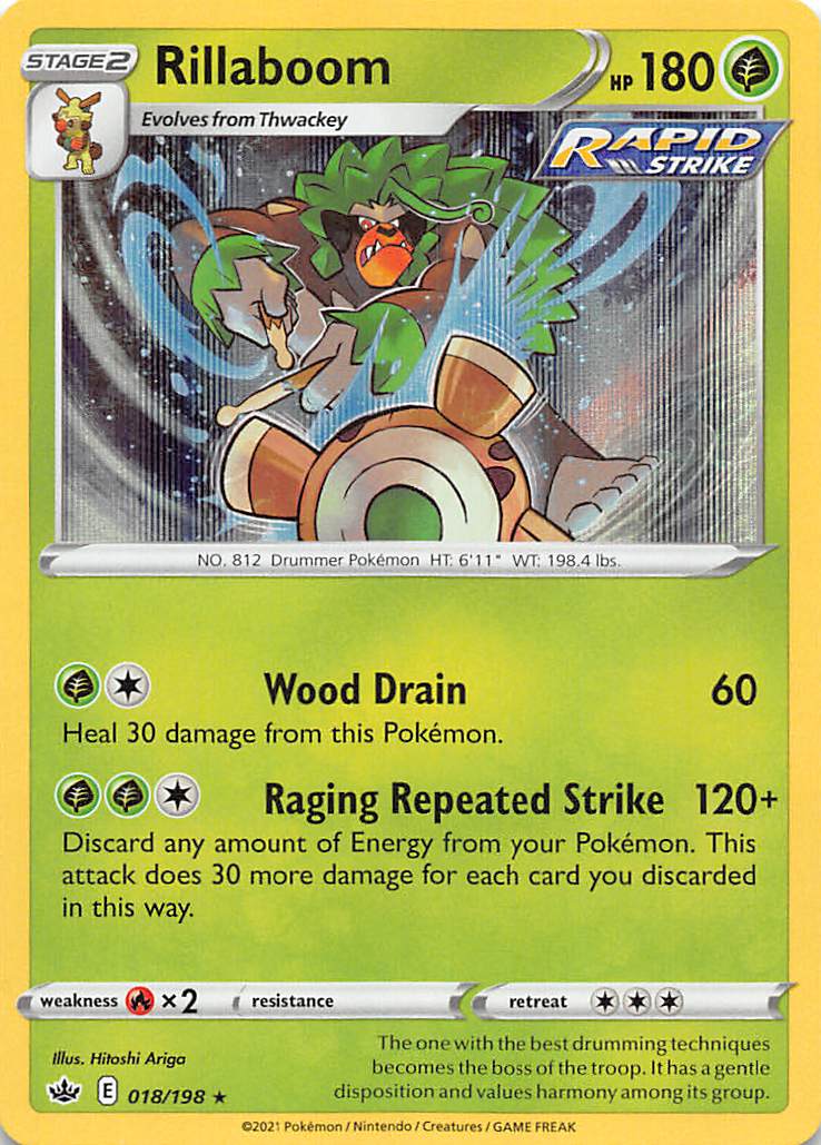 Rillaboom (018/198) [Sword & Shield: Chilling Reign] Reverse Holofoil