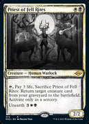 Priest of Fell Rites (Sketch) [Modern Horizons 2] Foil