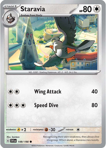 Staravia (149/198) [Scarlet & Violet: Base Set] Reverse Holofoil