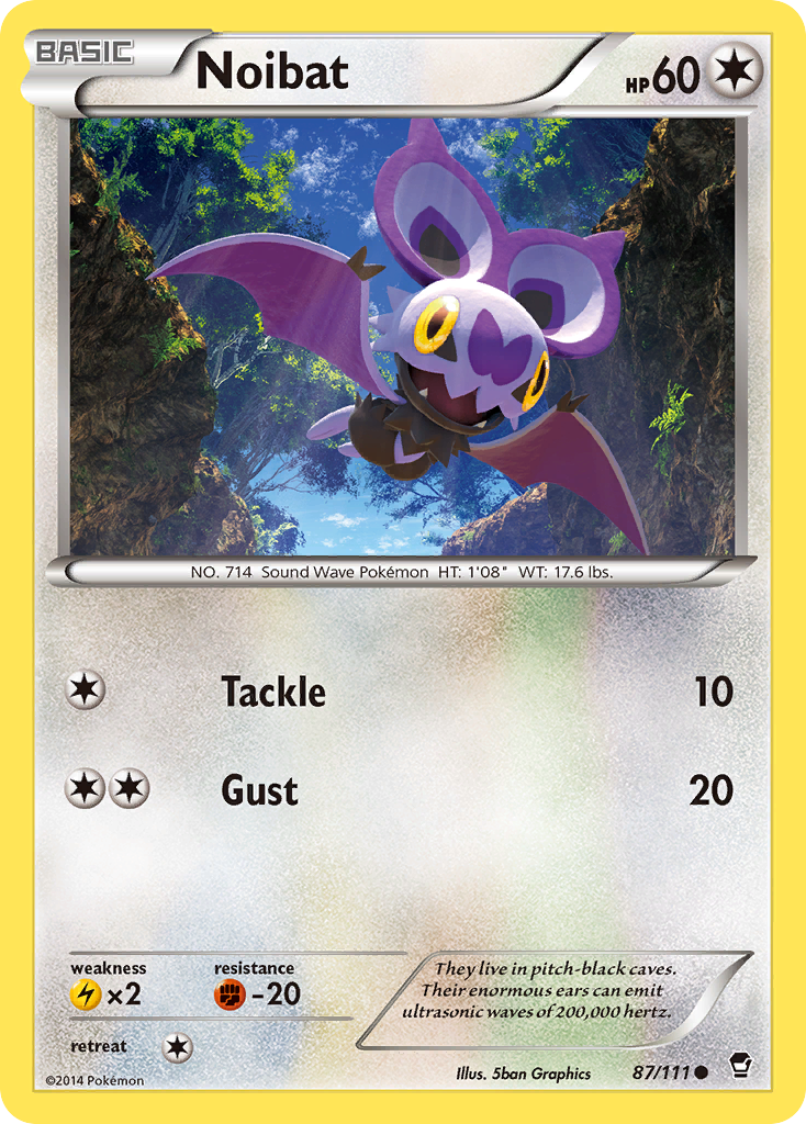 Noibat (87/111) [XY: Furious Fists] Reverse Holofoil