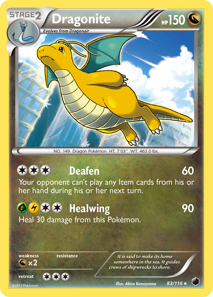 Dragonite (83/116) [Black & White: Plasma Freeze] Reverse Holofoil