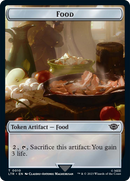 Ballistic Boulder // Food Token (10) Double-Sided Token [The Lord of the Rings: Tales of Middle-Earth Tokens] Foil