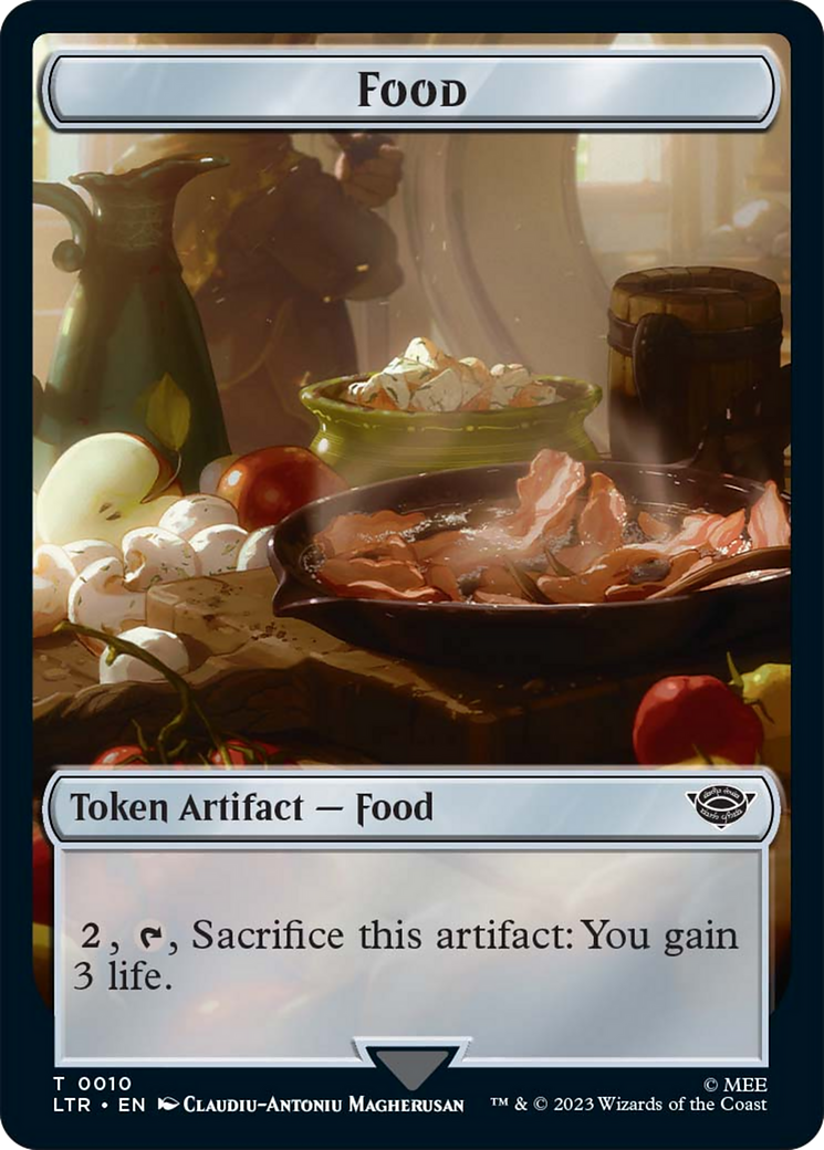 Food (10) // Orc Army (05) Double-Sided Token [The Lord of the Rings: Tales of Middle-Earth Tokens] Foil