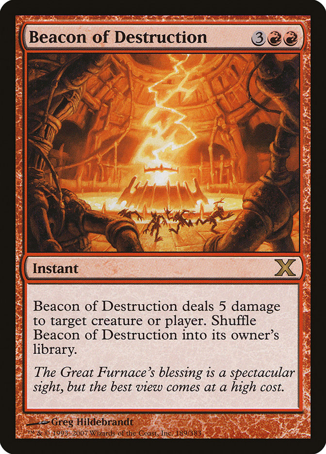 Beacon of Destruction [Tenth Edition] Foil
