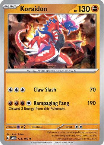 Koraidon (124/198) [Scarlet & Violet: Base Set] Reverse Holofoil