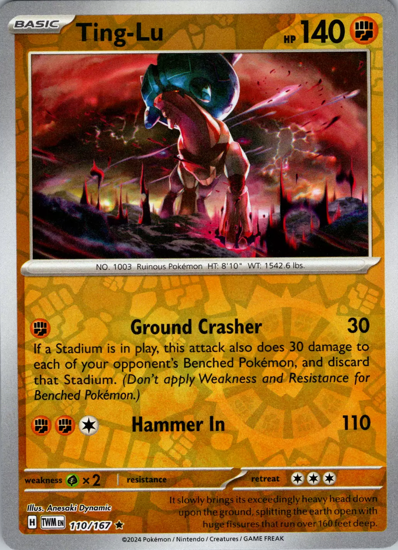 Ting-Lu (110/167) [Scarlet & Violet: Twilight Masquerade] Reverse Holofoil