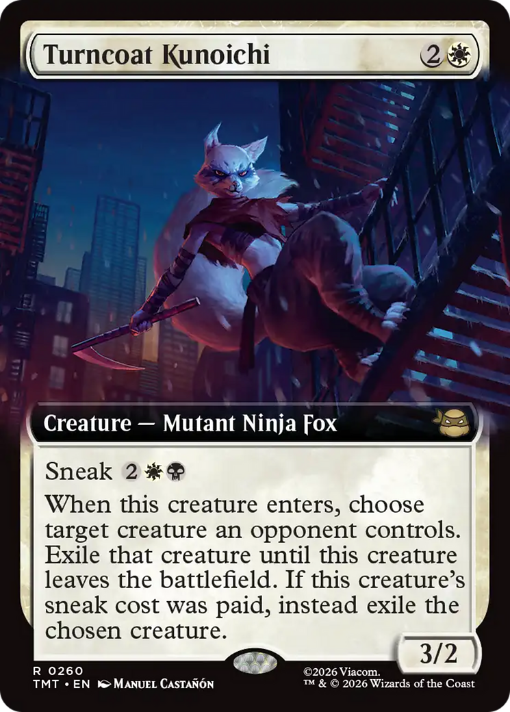 Turncoat Kunoichi (Extended Art) [Teenage Mutant Ninja Turtles] Foil