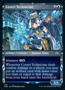 Covert Technician (Showcase Ninja) [Kamigawa: Neon Dynasty] Foil