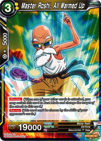 Master Roshi, All Warmed Up (BT5-087) [Miraculous Revival] Parallel Foil