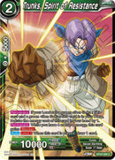 Trunks, Spirit of Resistance (BT20-069) [Power Absorbed] Parallel Foil