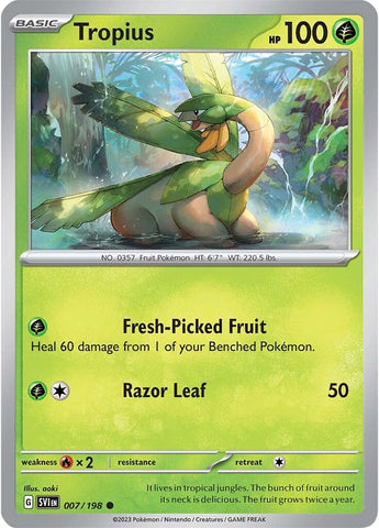 Tropius (007/198) [Scarlet & Violet: Base Set] Reverse Holofoil