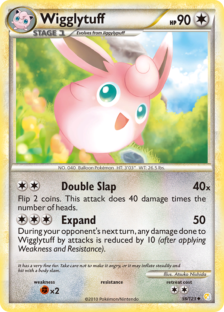 Wigglytuff (56/123) [HeartGold & SoulSilver: Base Set] Reverse Holofoil