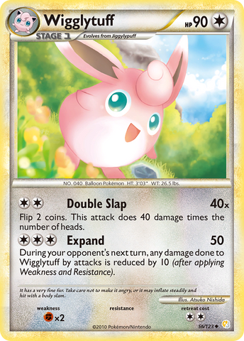 Wigglytuff (56/123) [HeartGold & SoulSilver: Base Set] Reverse Holofoil