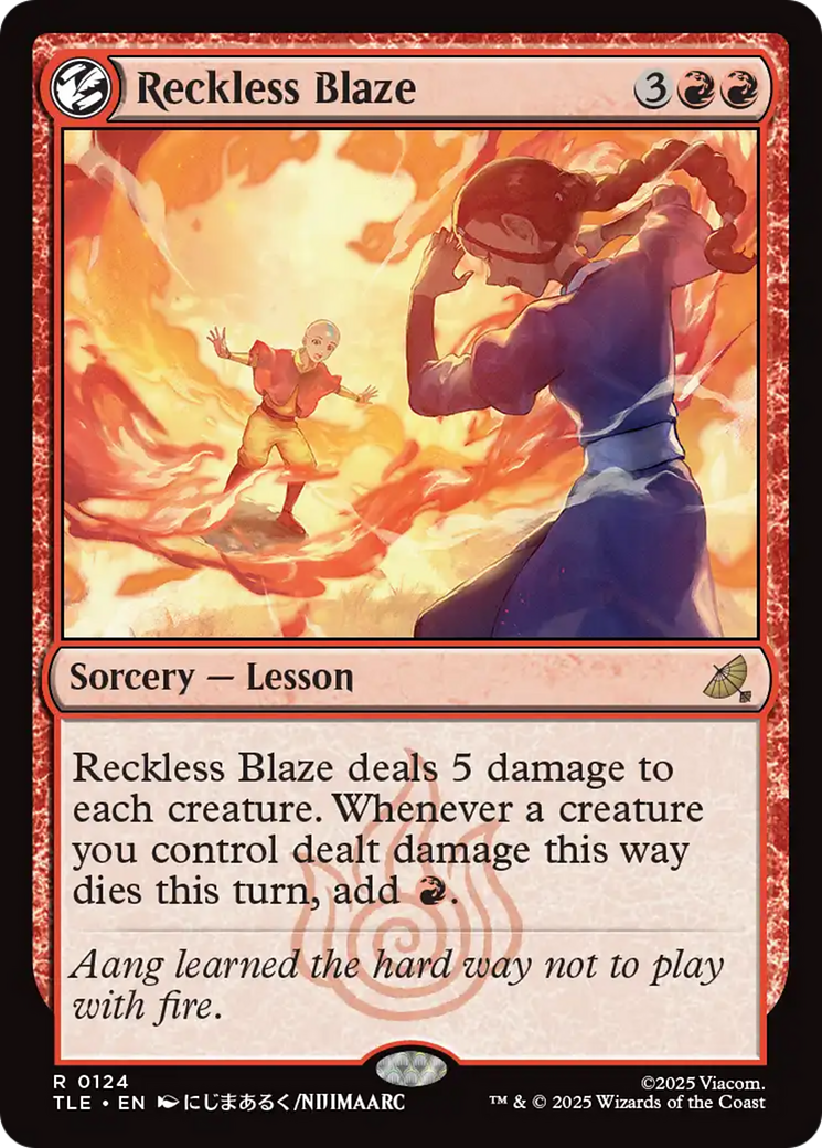 Reckless Blaze [Avatar: The Last Airbender: Eternal-Legal] Foil