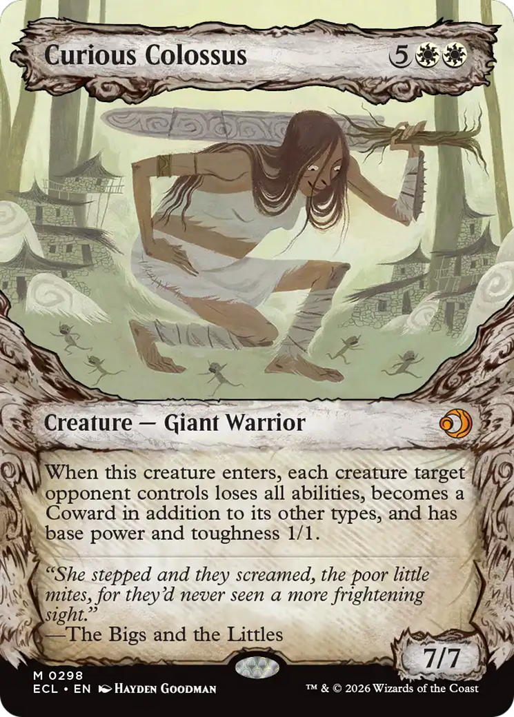 Curious Colossus (Showcase) [Lorwyn Eclipsed] Foil