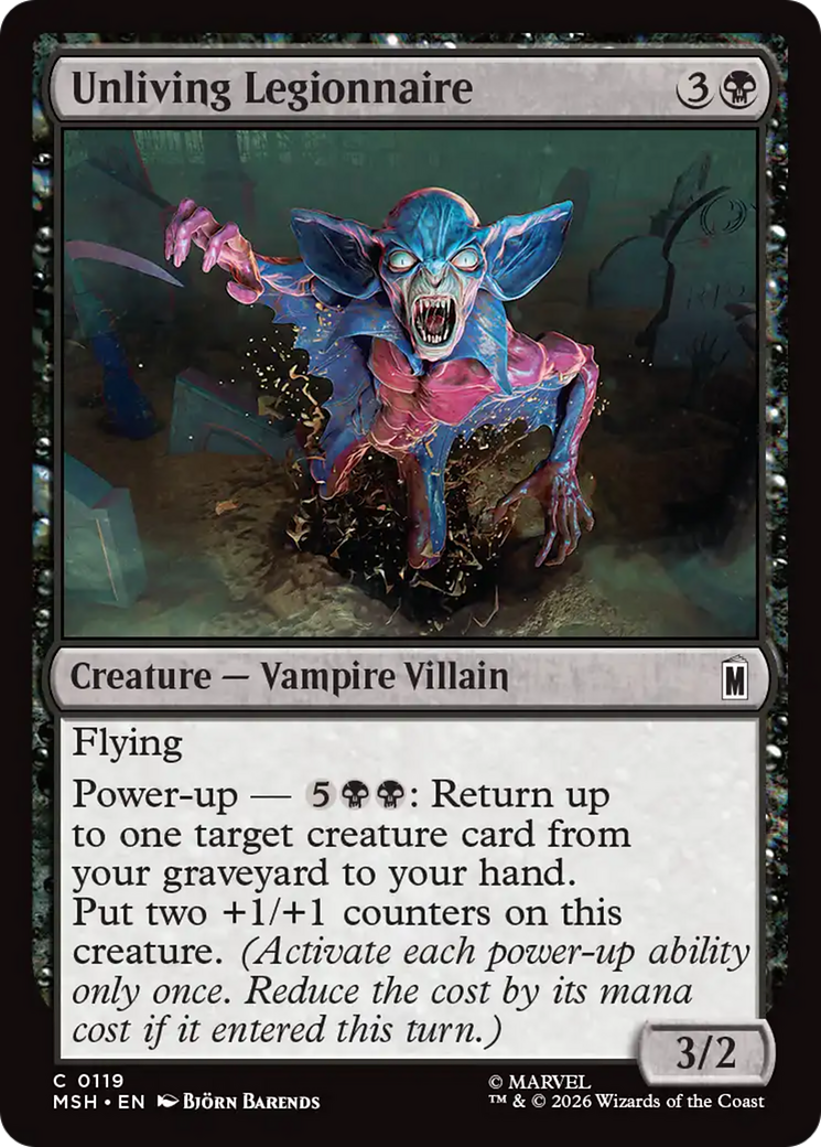 Unliving Legionnaire [Marvel Super Heroes] Foil
