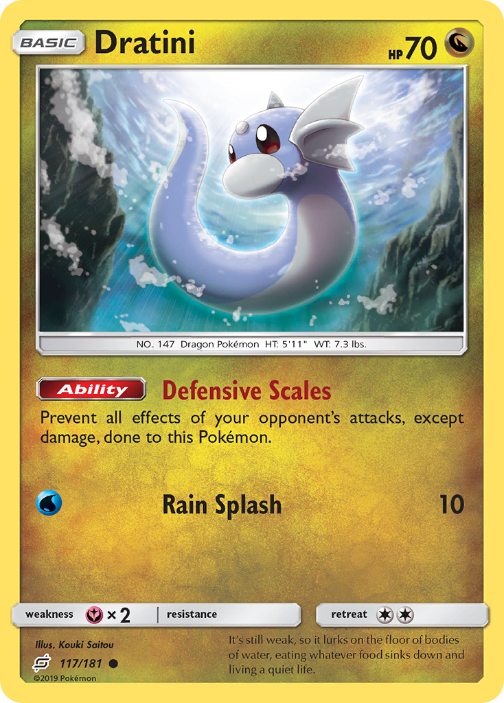 Dratini (117/181) [Sun & Moon: Team Up] Reverse Holofoil