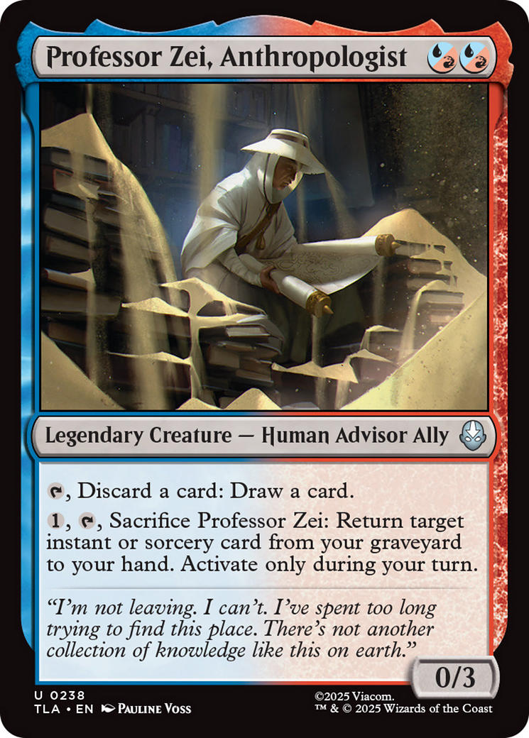 Professor Zei, Anthropologist [Avatar: The Last Airbender] Foil