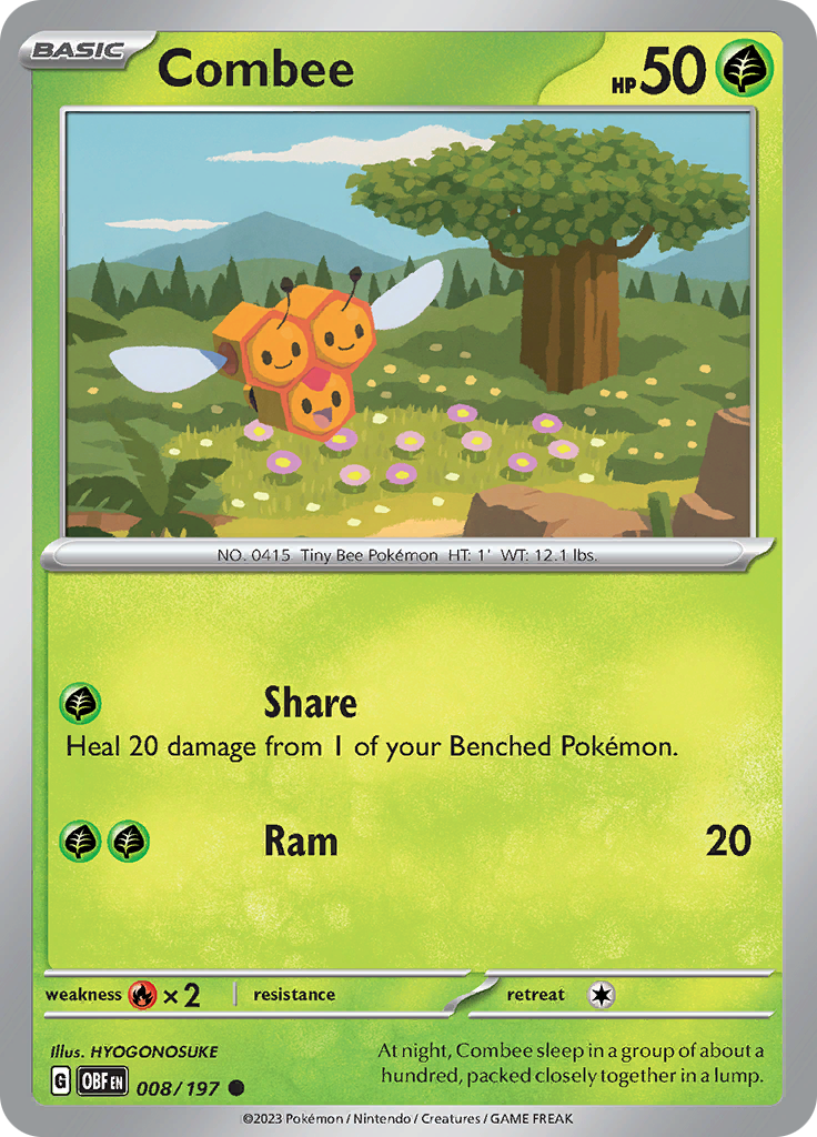 Combee (008/197) [Scarlet & Violet: Obsidian Flames] Reverse Holofoil