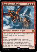 Capricious Hellraiser (Promo Pack) [Phyrexia: All Will Be One Promos] Foil