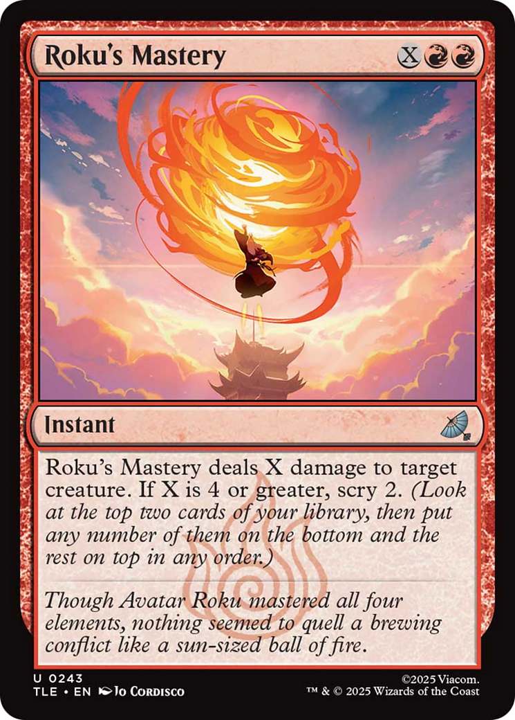 Roku's Mastery [Avatar: The Last Airbender: Eternal-Legal] Foil