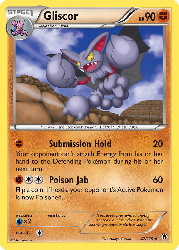 Gliscor (47/119) [XY: Phantom Forces] Reverse Holofoil