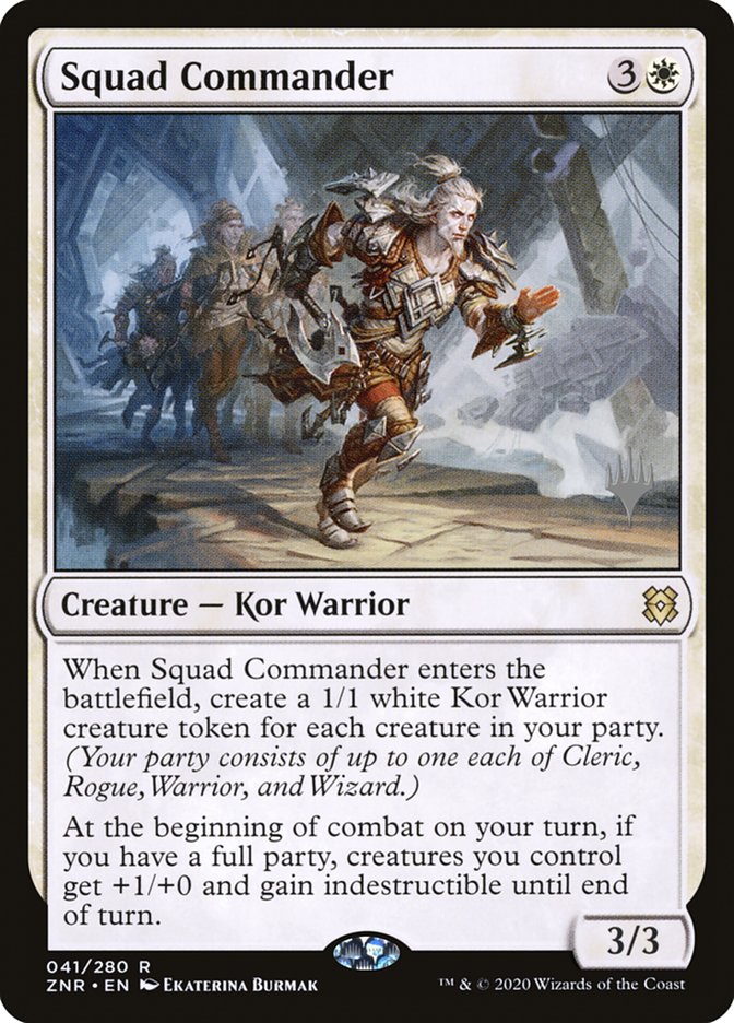 Squad Commander (Promo Pack) [Zendikar Rising Promos] Foil