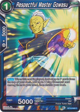 Respectful Master Gowasu (BT10-049) [Rise of the Unison Warrior] Parallel Foil