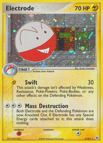 Electrode (5/101) [EX: Hidden Legends] Reverse Holofoil
