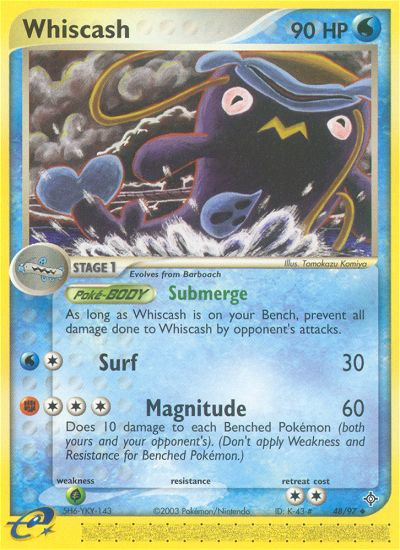Whiscash (48/97) [EX: Dragon] Reverse Holofoil