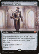 Commander's Plate (Extended Art) [Commander Legends] Foil