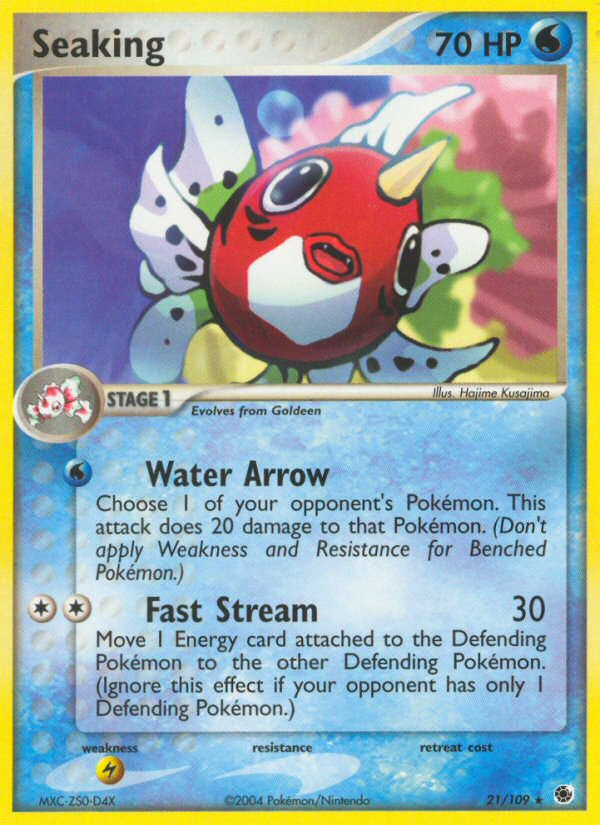 Seaking (21/109) [EX: Ruby & Sapphire] Reverse Holofoil