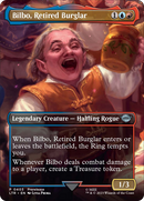 Bilbo, Retired Burglar (Borderless Alternate Art) [The Lord of the Rings: Tales of Middle-Earth] Foil