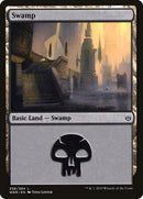 Swamp (256) [War of the Spark] Foil