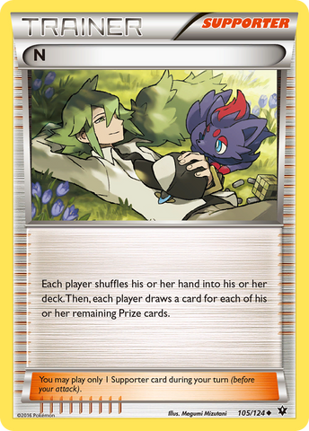 N (105/124) [XY: Fates Collide] Reverse Holofoil
