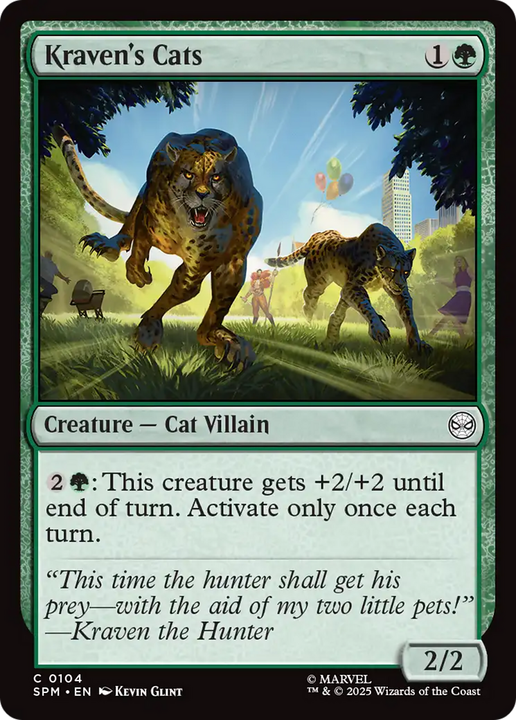 Kraven's Cats [Marvel's Spider-Man] Foil