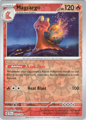 Magcargo (029/162) [Scarlet & Violet: Temporal Forces] Reverse Holofoil