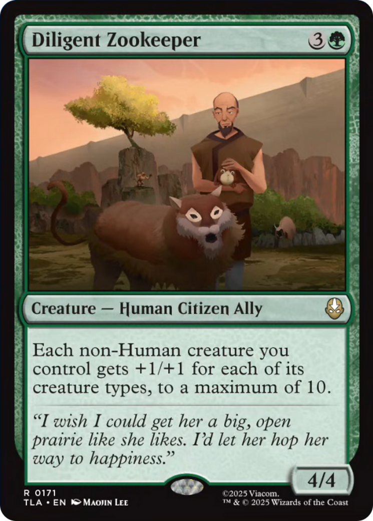 Diligent Zookeeper [Avatar: The Last Airbender] Foil